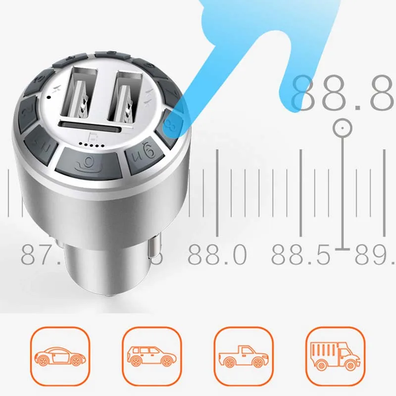 Jinserta автомобиля mp3 аудио плеер Bluetooth fm-передатчик громкой связи ЖК-дисплей