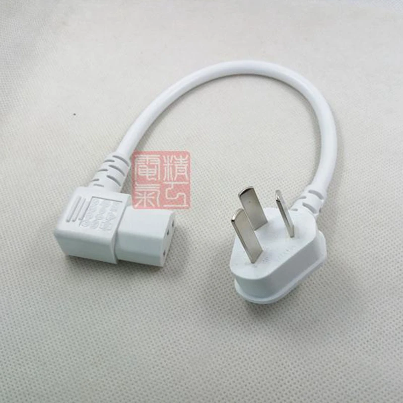 Короткий штекер IEC 320 C14 черный штекер-колено 60320 C13 гнездо прямоугольный шнур