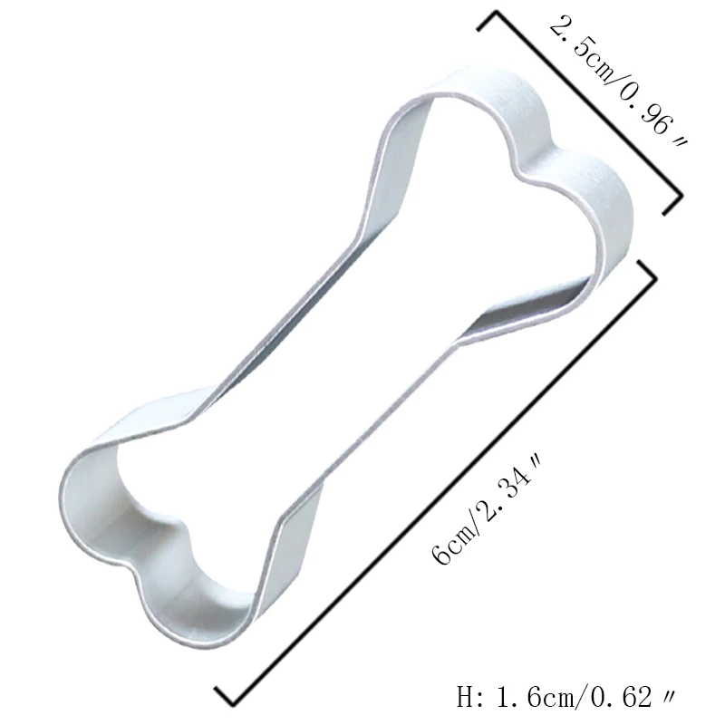 Форма для костей алюминиевая форма украшение торта резак печенья выпечки