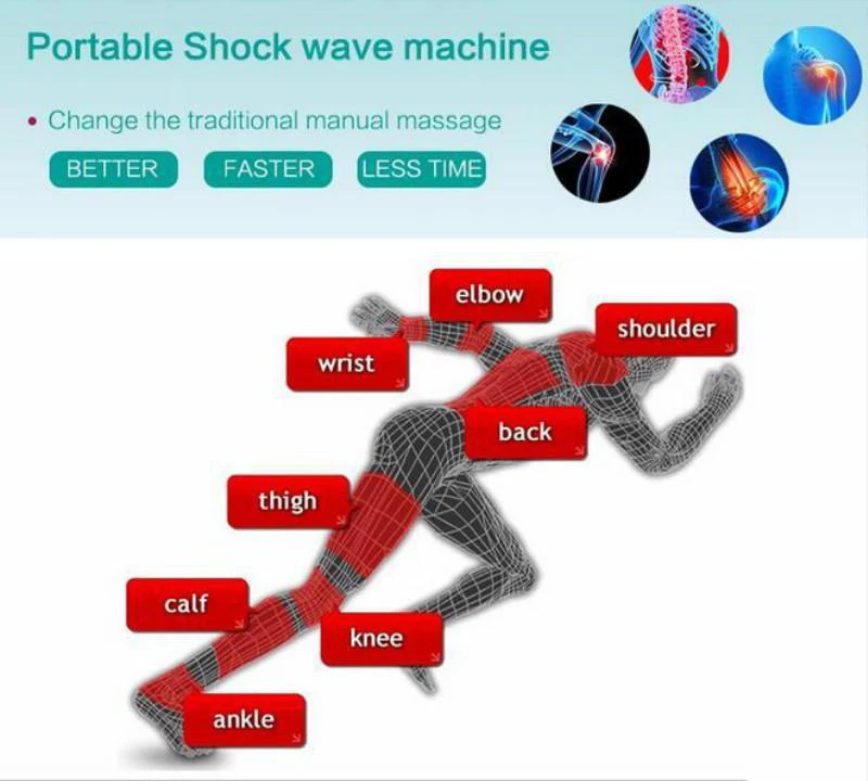 

Effective Physical Pain Therapy System Acoustic Shock Wave Extracorporeal Shockwave Machine For Pain Relief Reliever NEW