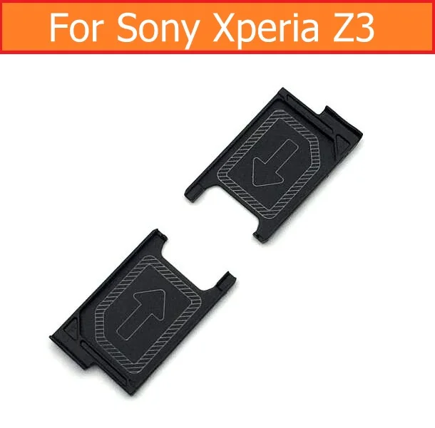 

Genuine Sim Card tray Adapter for Sony Xperia Z3 L55T L55U D6633 D6603 D6653 Sol26 Sim Card Slot Tray for Sony Z3 sim card Tray