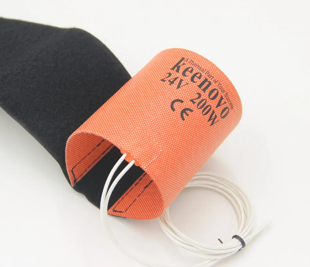 Силиконовый нагреватель KEENOVO 24 В 200 Вт, WVO/SVO, топливный фильтр для грузовика, Дизельный Нагреватель