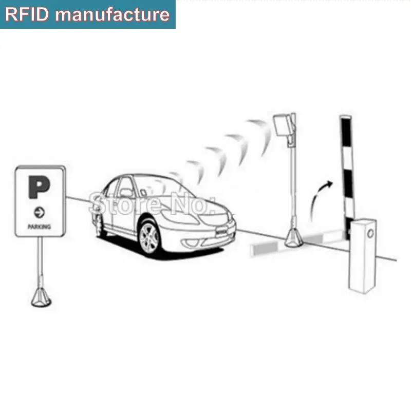 9.2dbi Антенна Rfid интегрированный считыватель карта контроля доступа на большое