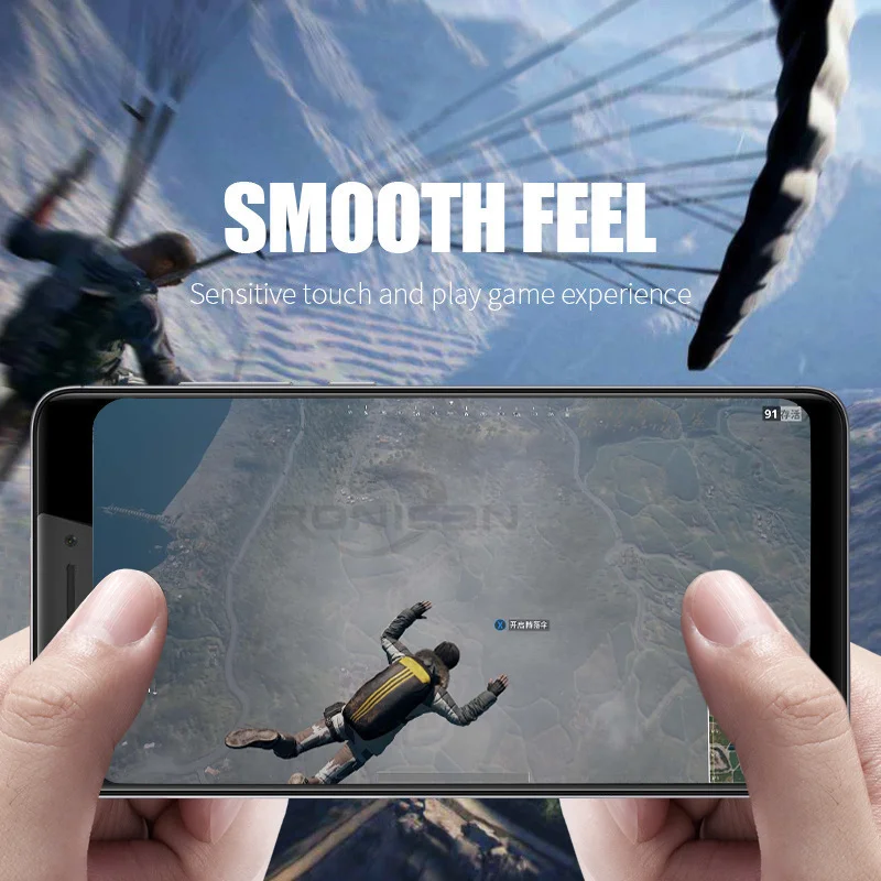Защитная пленка для экрана xiaomi redmi Note 5 Pro с полным покрытием белая и Черная