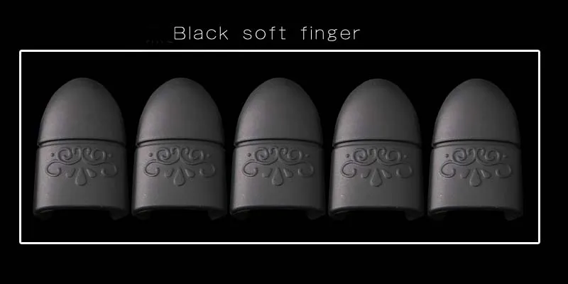 Black Новинка 10 шт. средство для снятия УФ гель-лака обертывание силиконовый пластик Замачивание колпачок зажим для маникюра очищающий лак инструмент для дизайна ногтей многоразовый палец - Цвет: Black