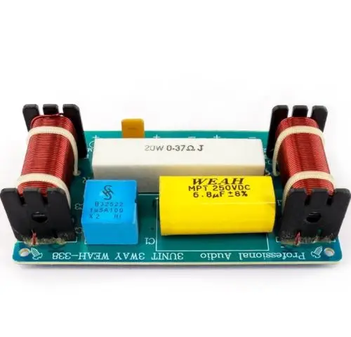 2 шт. динамик 3-полосный аудио делитель частоты громкоговоритель 3 блока кроссовер