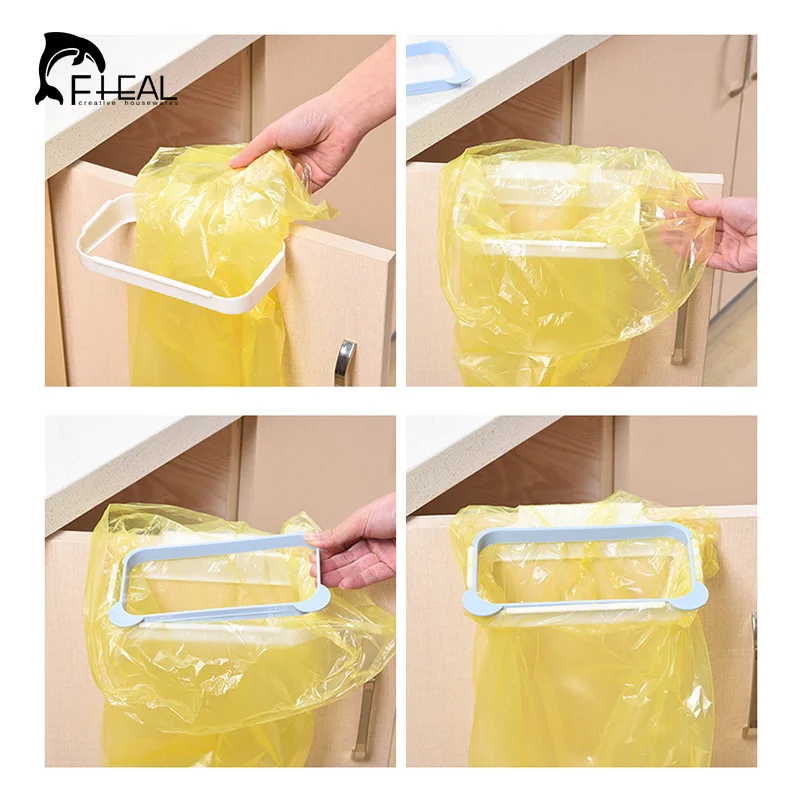 FHEAL вешалки для мешков мусора Висячие держатели хранения кухонного шкафа стойка