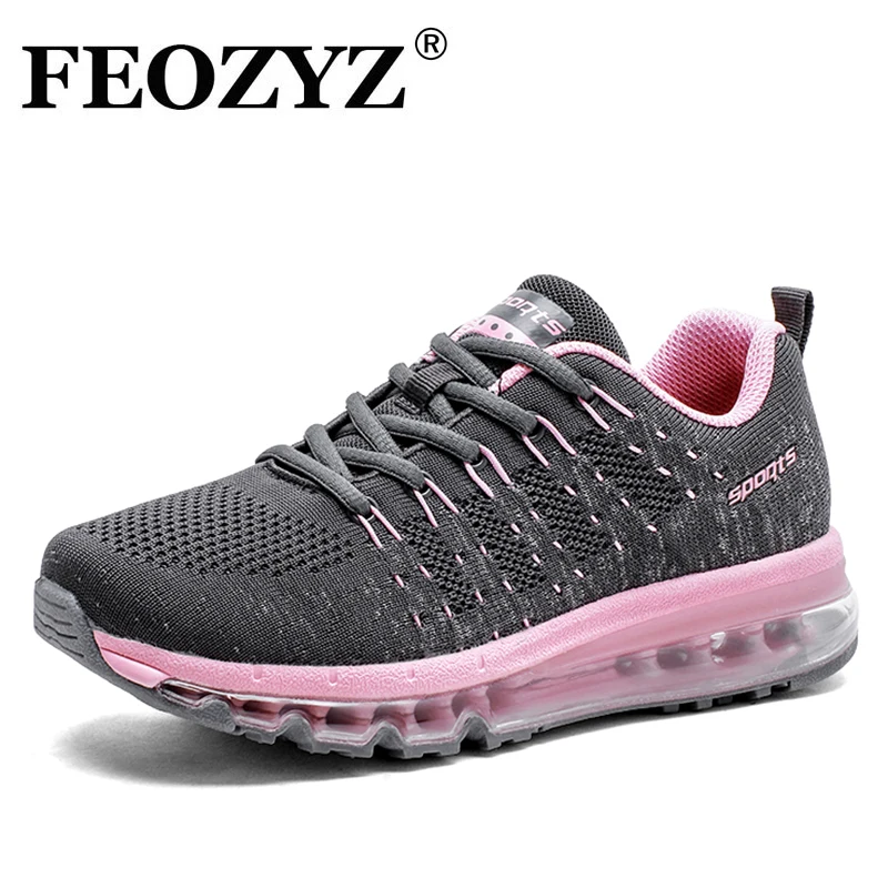 

FEOZYZ Air Cushion женская обувь для бега высокого качества Flywire брендовые кроссовки для женщин уличная спортивная женская обувь Deportivas Mujer