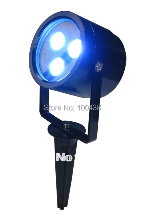 Хорошее качество высокая мощность RGB 9W LED садовый свет с шипами! Спайк