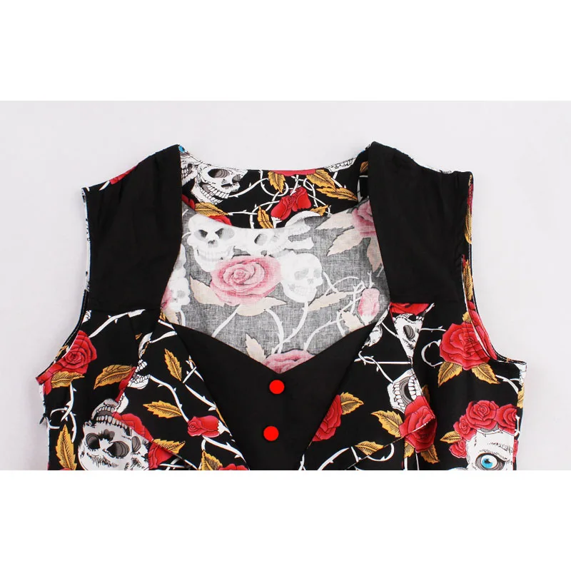Отень Летняя женская обувь платье дамы midi vestido pin up Винтаж рокабилли Ретро 50 s 60 в