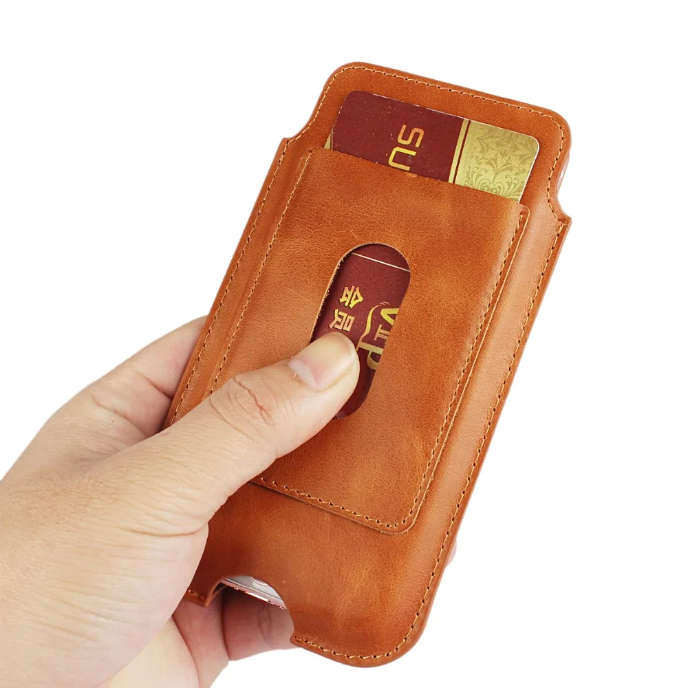 Универсальный Высококачественный чехол для сотового телефона с ремнем из