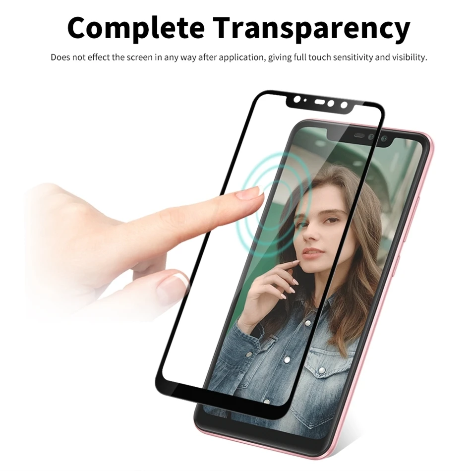 Для redmi Note 6 Pro защита экрана 9H 7 закаленное стекло 4x Защитная пленка для Xiao mi Pocophone F1