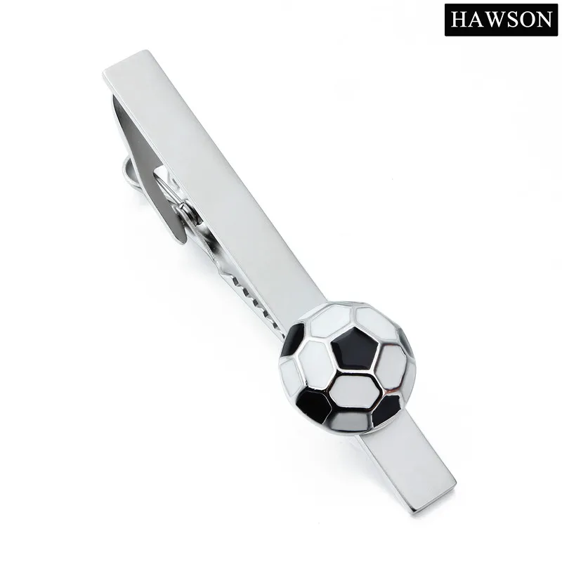 Спортивный матовый галстук булавка для галстука бар футбол шаблон зажим