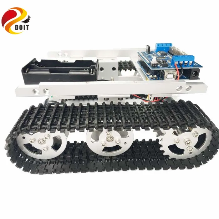 DOIT WiFi T100 шасси гусеничного танка от ESPduino Development Kit контролируется Android iOS iphone APP|tank