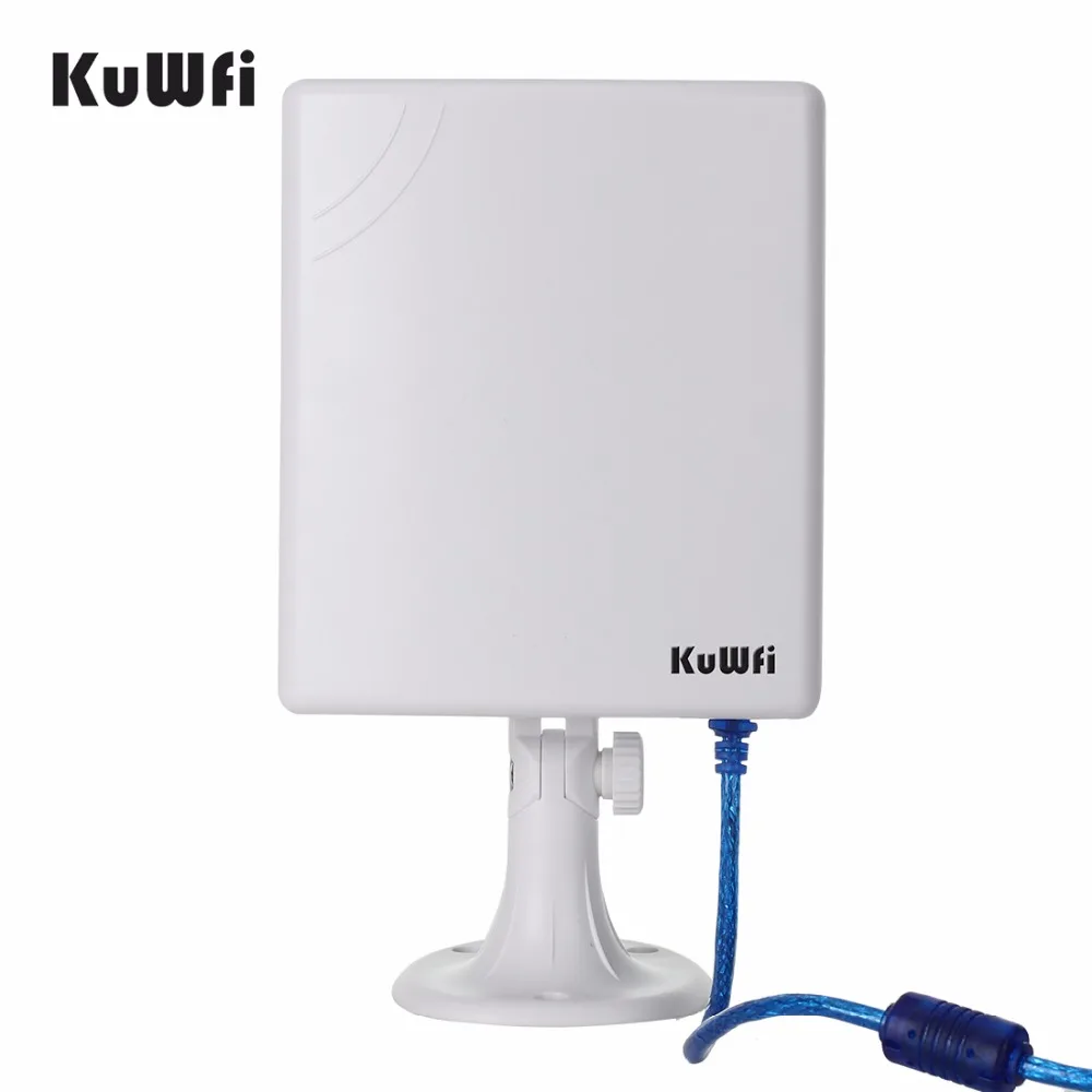 KuWfi 150 Мбит / с Wi Fi приемник Soft AP высоким коэффициентом усиления 14 дБи антенна 5 м