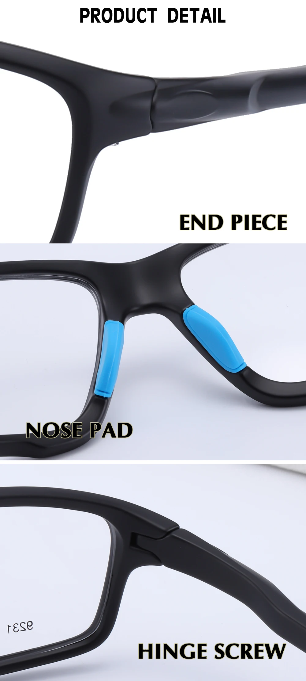 Спортивные стильные очки мужские легкие солнцезащитные очки оправа Gafas TR90 гибкие оптические очки для линзы для близорукости и пресбиопии