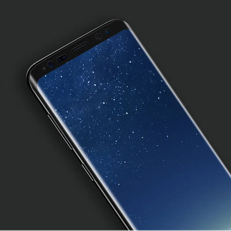 Закаленное 3D стекло для Samsung Galaxy S8 полноразмерная Защита экрана plus закаленное galaxy