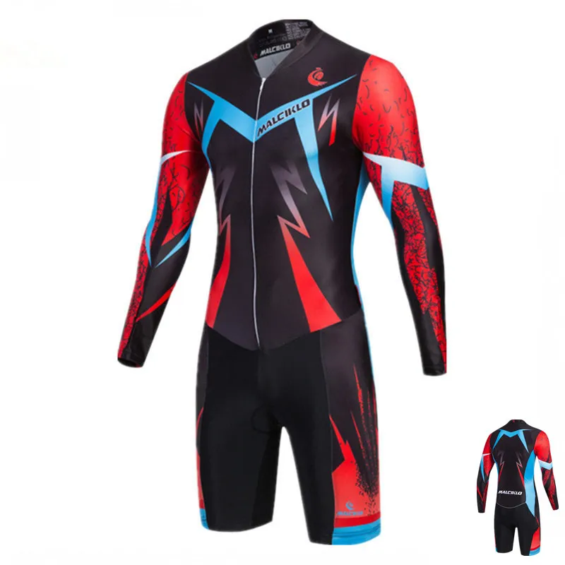 Malciklo триатлон костюм Высокое качество Велоспорт Skinsuit Maillot Ropa Ciclismo мужская