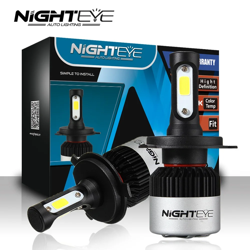 Светодиодный комплект NIGHTEYE luces для автомобиля h7 ЛОБНЫЙ светодиодный H7 H1 H3 H4 H8 HB3