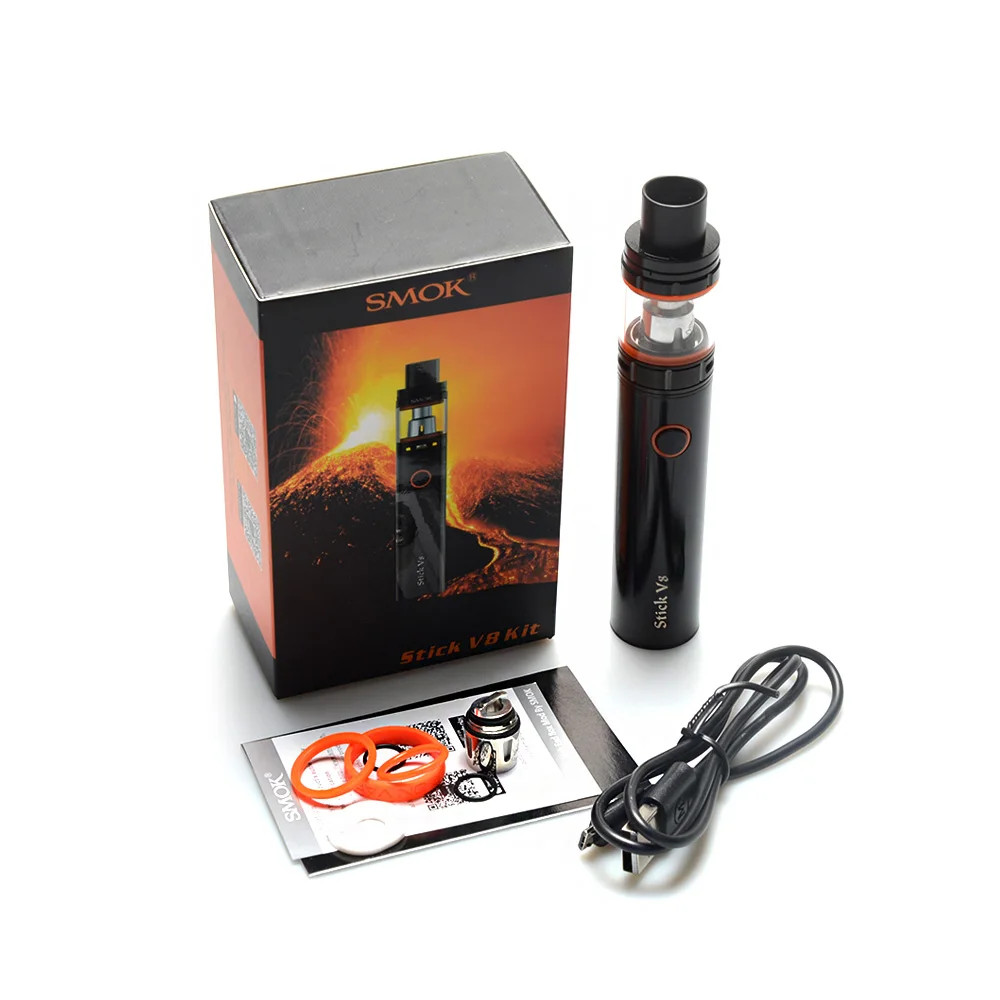 Pоссийский склад Оригинальный Smok stick V8 комплект с 3000 мАч батареи и TFV8 Big Baby