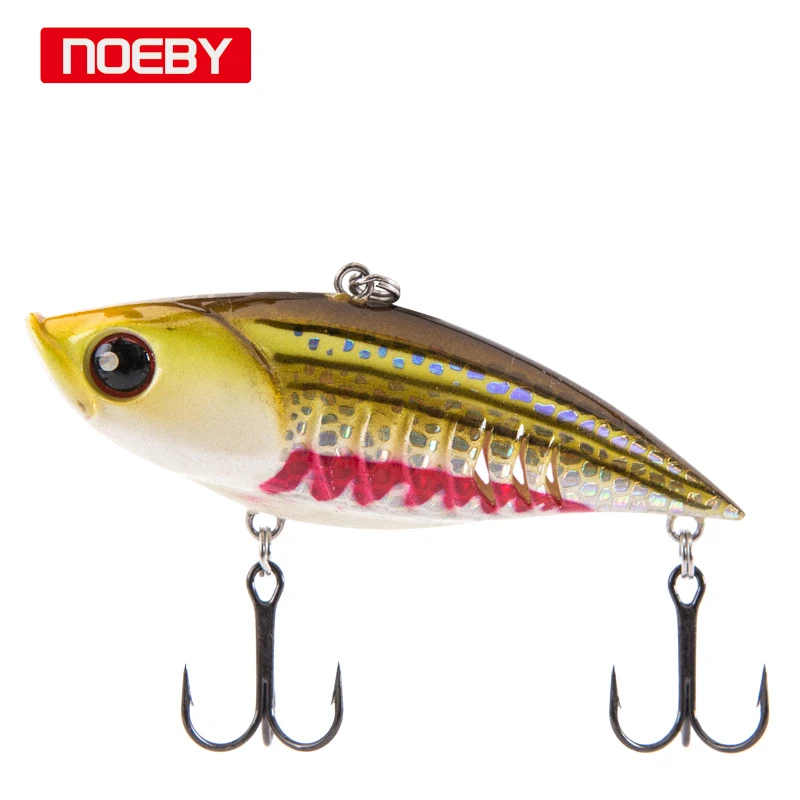Noeby 1 шт. опускается на дно VIB приманка 7 5 см 18 г 0 8 м с высокочастотный крючок VMC