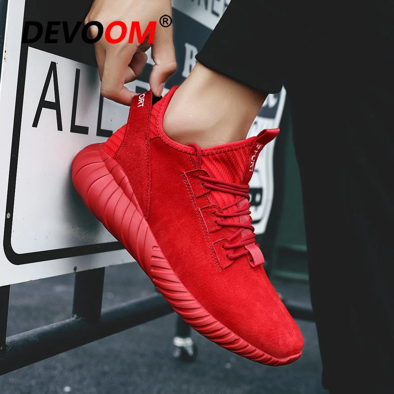 Мужские кроссовки для бега черные и белые дышащие спортивные chaussure homme весна 2019 |