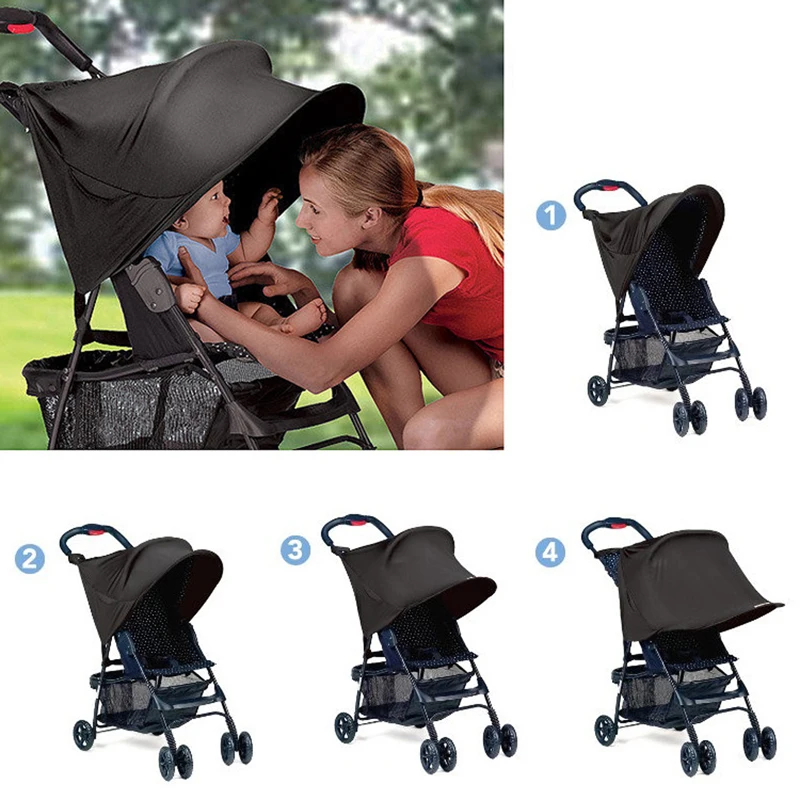 

Baby Stroller Sunshade Canopy Cover For Prams Strollers Car Seat Buggy Pushchair Pram Car Covers Sun shade T0207