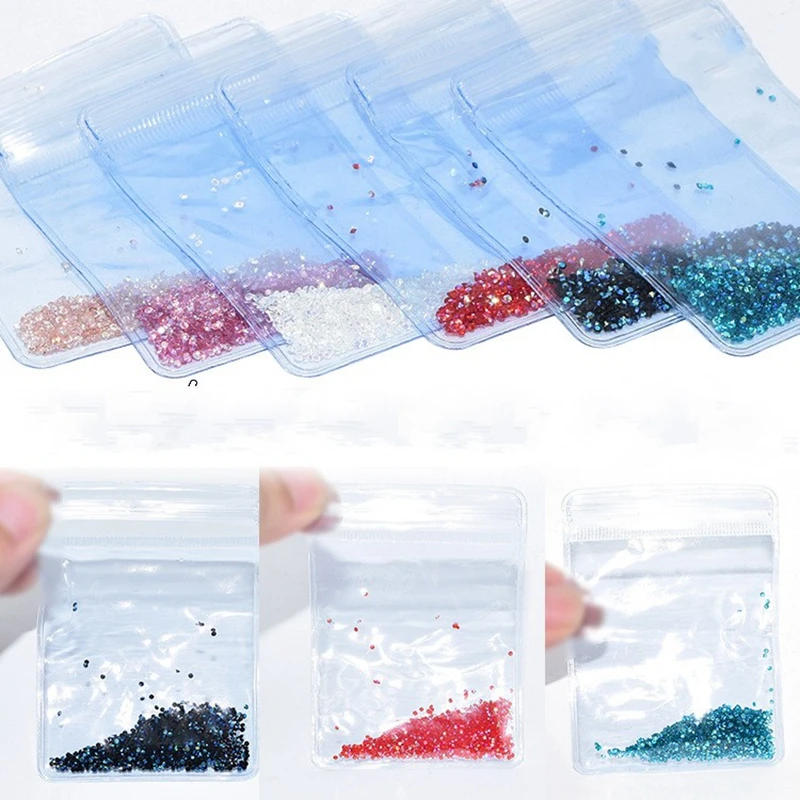 1440pcs/pack SS2 1.2mm Zircon Nail Rhinestones Art Micro Mini Manicure Decorations ~6 Colors | Красота и здоровье