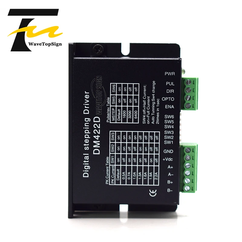 Wavetopsign 2Phase Stepper Motor Driver DM422D Input Voltage DC 20-40V Current 0.5-2.2A Match with the 42 | Обустройство дома