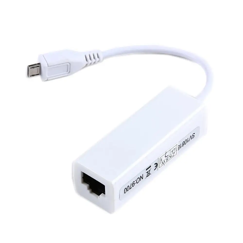 Micro USB 2 0 5 Pin к Ethernet 10/100 Мбит/с RJ45 сетевой адаптер LAN Карта для планшета | Компьютеры