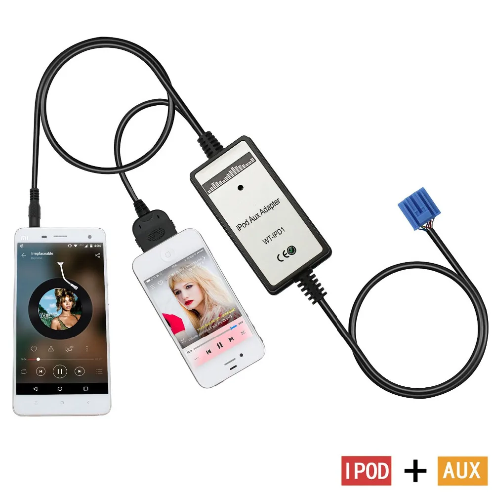 Кабель Aux адаптер автомобильный CD Mp3 вспомогательный ipod 3 5 мм для Civic Honda 2 CRV Odyssey Pilot