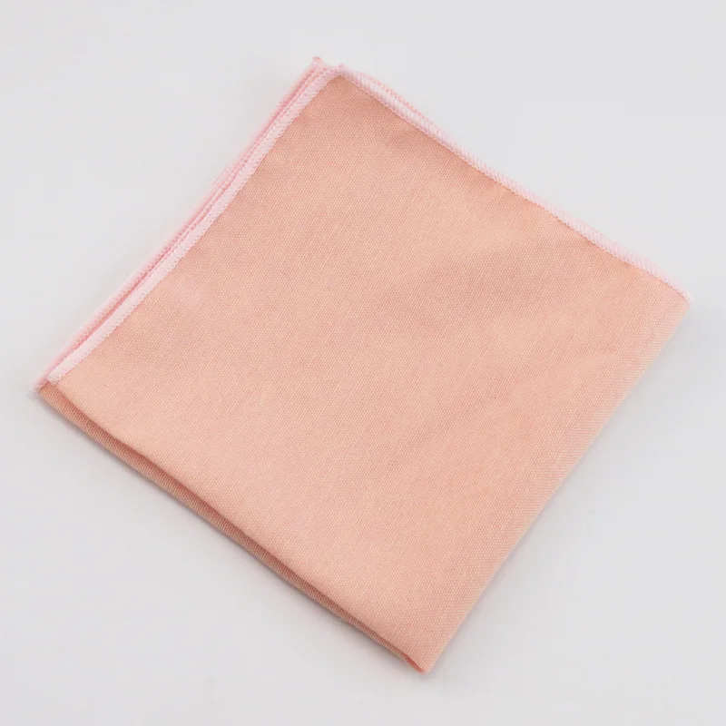 Новое однотонное маленькое квадратное полотенце Oxford карманное мужские