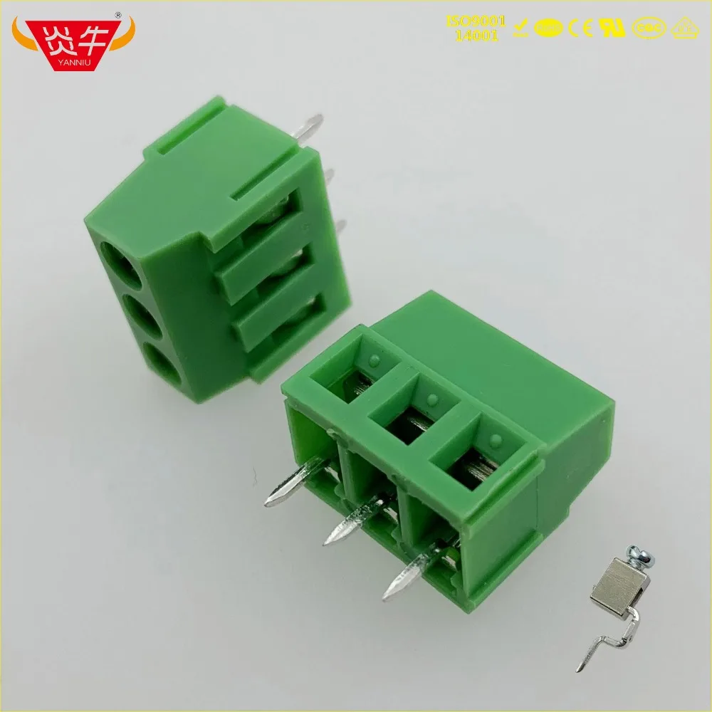KF128 5 08 мм 3PIN PCB универсальные Винтовые клеммные блоки DG500 5.08 3P MKDS 1 5/3 1715734 Феникс