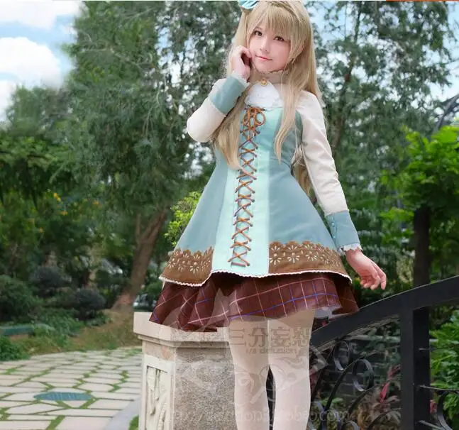 LoveLive! Вечерние форма для танцев в стиле ретро Unawaken Minami Kotori костюм косплея