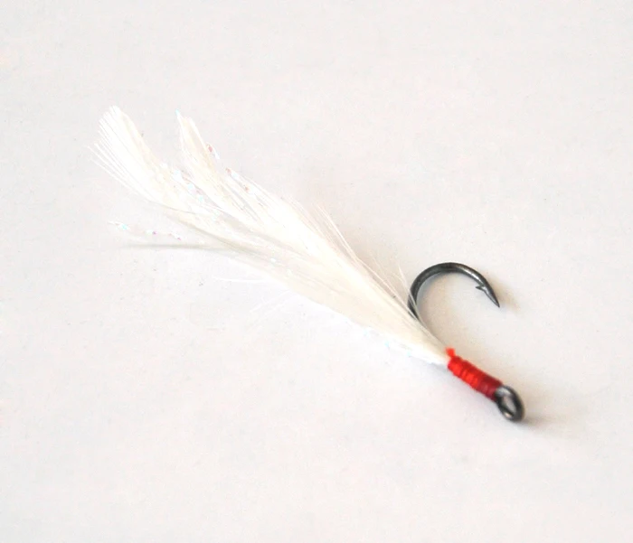 3 шт./лот рыболовные крючки из высокоуглеродистой стали с пером 1 8*0 7 см для