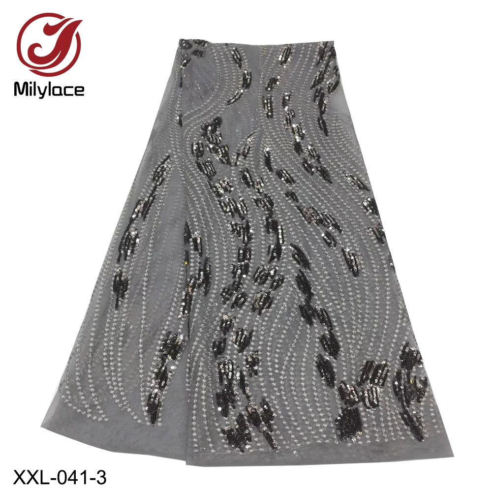 Африканская кружевная ткань с блестками и вышивкой французское кружево 2019