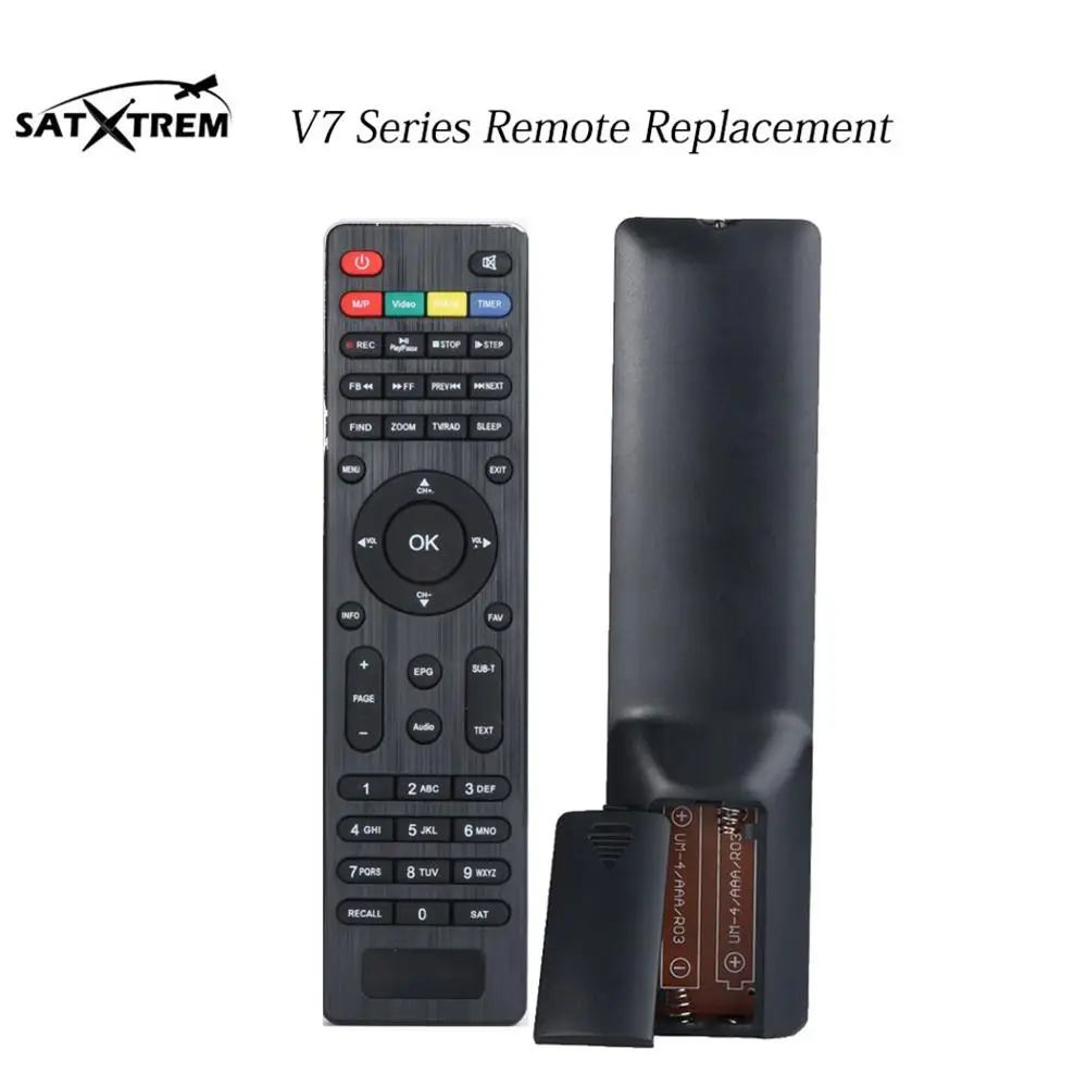 Satxtrem пульт дистанционного управления Замена для DVB S2 T2 цифровой спутниковый