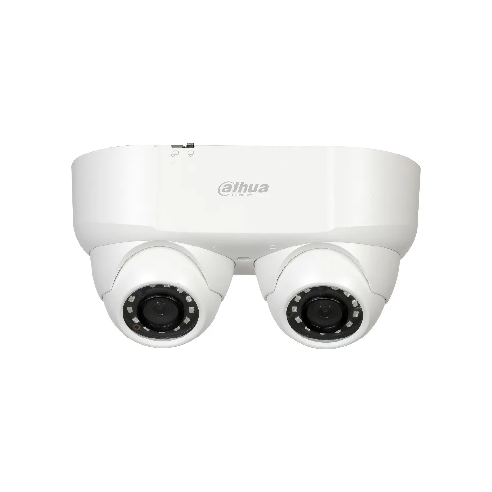 Dahua 2MP Starlight HDCVI камера ИК двойной объектив качество вещания аудио Смарт ИК 30 м HAC-HDW2241M-E2 водонепроницаемый IP67 CCTV система
