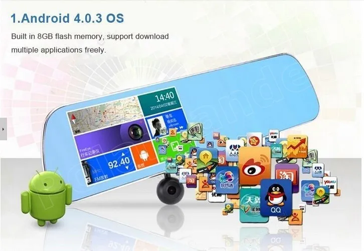 Для android WIFI GPS навигатор модуль сенсорный экран 5 дюймов автомобильный