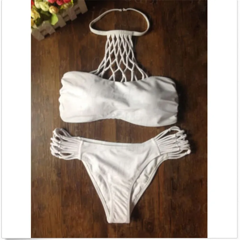 Swimwear Womens Bikini 2019 Women Bandage Set Push-up Padded Bra Bathing Suit Swimsuit Swimming For | Женская одежда