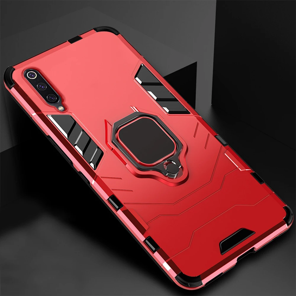 Тонкий чехол для samsung Galaxy A70, A50, A40, A30, A20, A10, M20, чехол с кольцом на палец, мягкий чехол из ТПУ и поликарбоната, защитный чехол для телефона, бампер