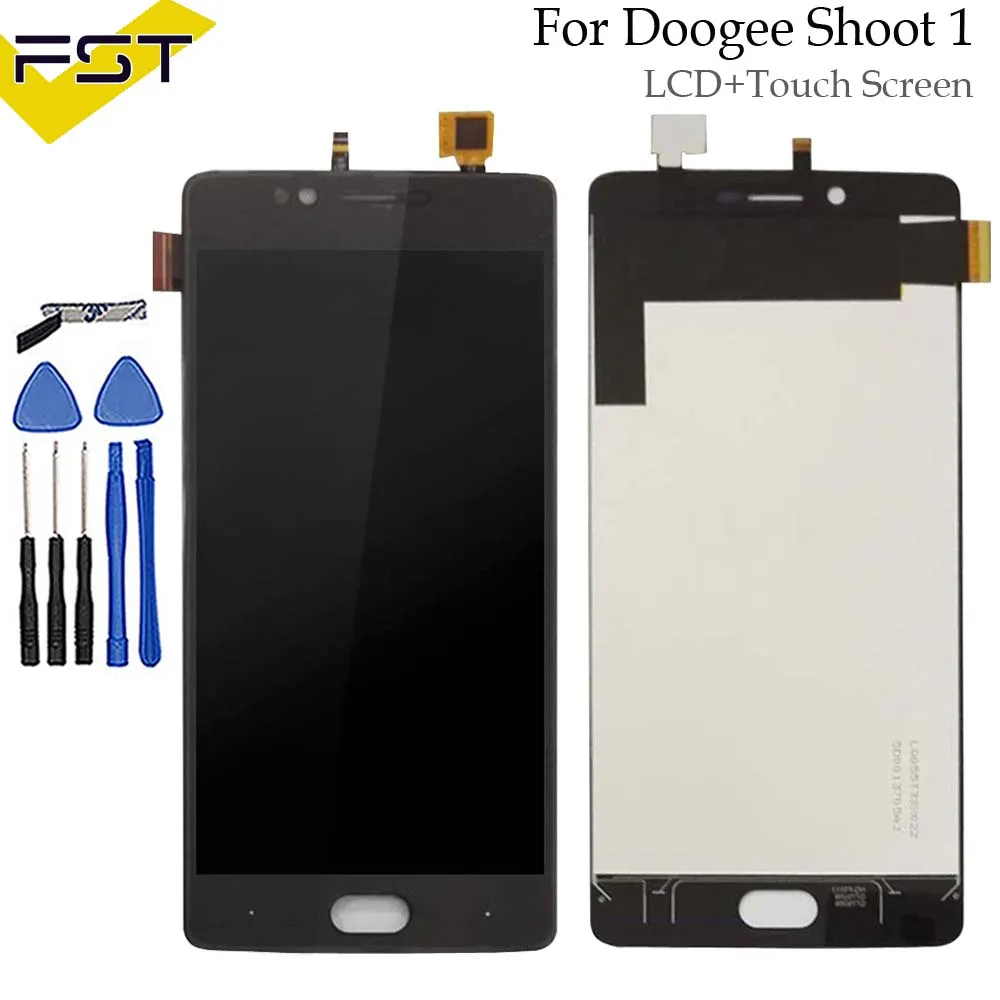 Для Doogee Shoot 1 ЖК-дисплей + сенсорный экран 100% протестированный ЖК-дигитайзер