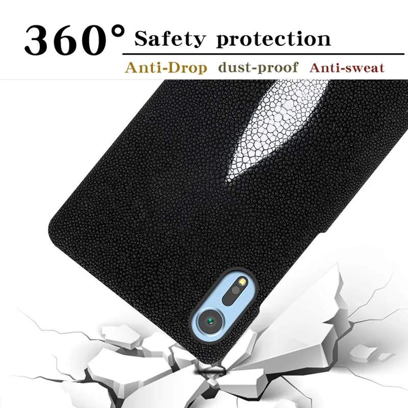 

Custom pearl leather phone case For Sony Xperia XZ2 case pearl half-pack mobile phone case mobile phone case For Sony Xperia X