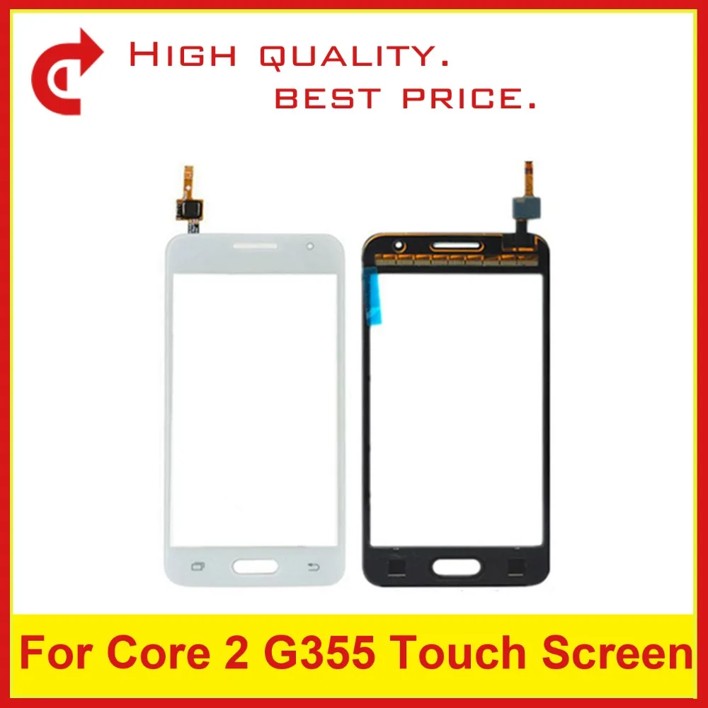10 шт./лот для Samsung Galaxy DUOS Core 2 II SM G355H G355 G355M дигитайзер Датчик внешняя стеклянная