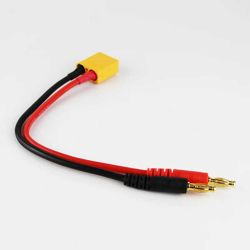 10 шт. XT90 до 4 0 мм банановый разъем с 14awg 15 см силиконовый кабель зарядное