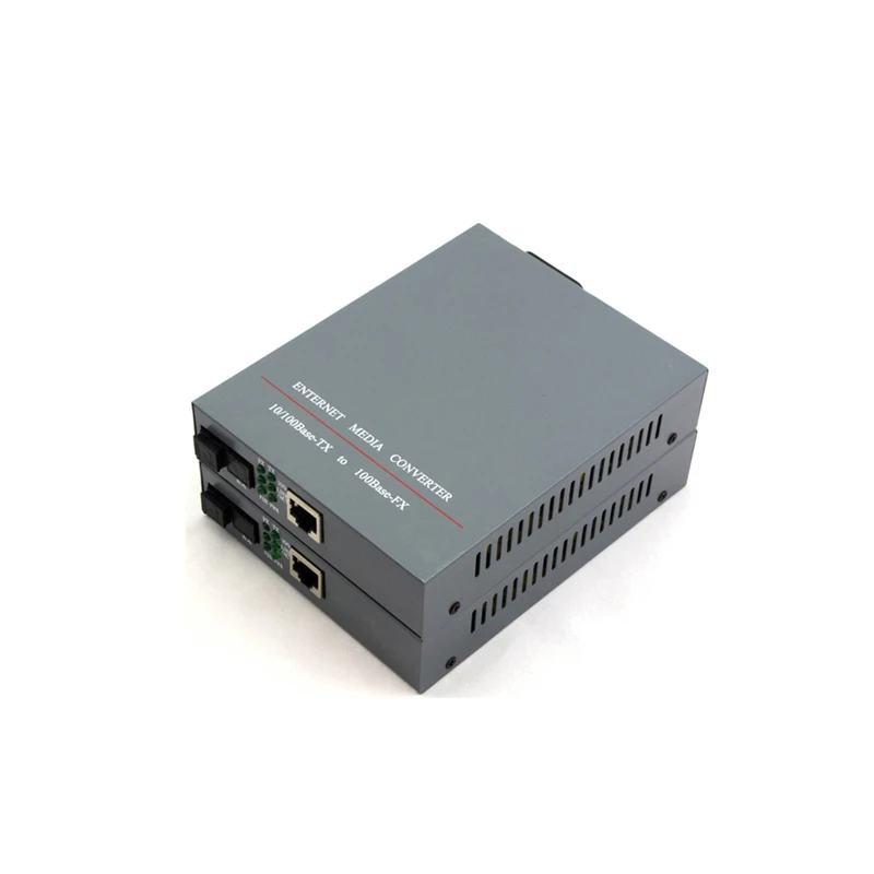 Оптоволоконный медиаконвертер 1 пара 10/100 м одномодовый одноволоконный порт SC 25