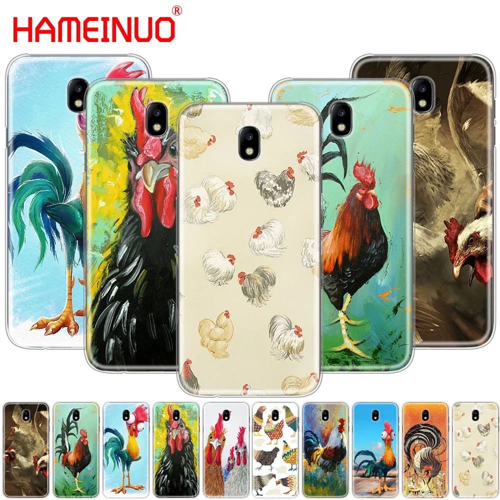 HAMEINUO большой петух с курицей Роскошный Гибридный чехол для телефона Samsung Galaxy J3 J5 J7
