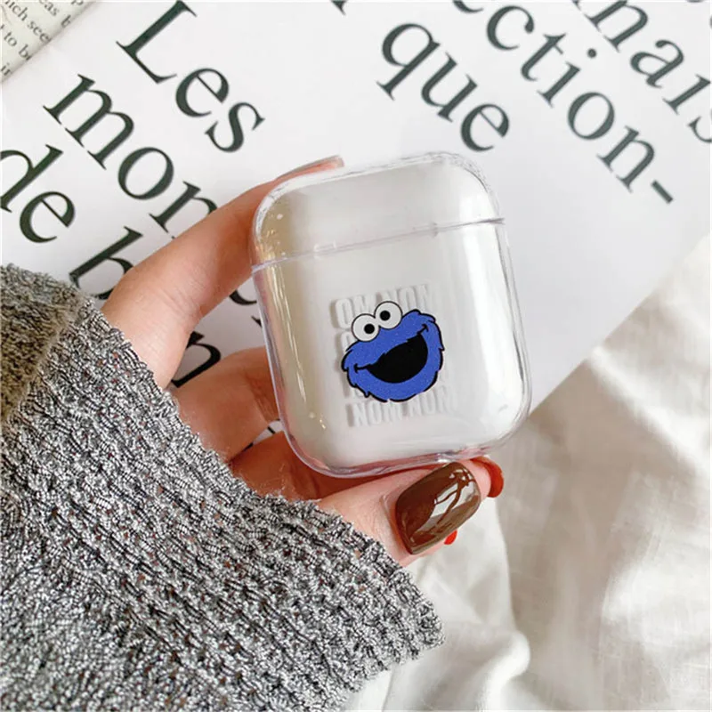 Прозрачный чехол с рисунком Микки и Минни для airpods Bluetooth беспроводная гарнитура