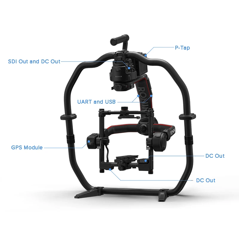 DJI Ronin 2 базовый комбо профессиональная 3-осевая стабилизация системы Встроенный gps совместимо со всеми DJI A3 игровые джойстики