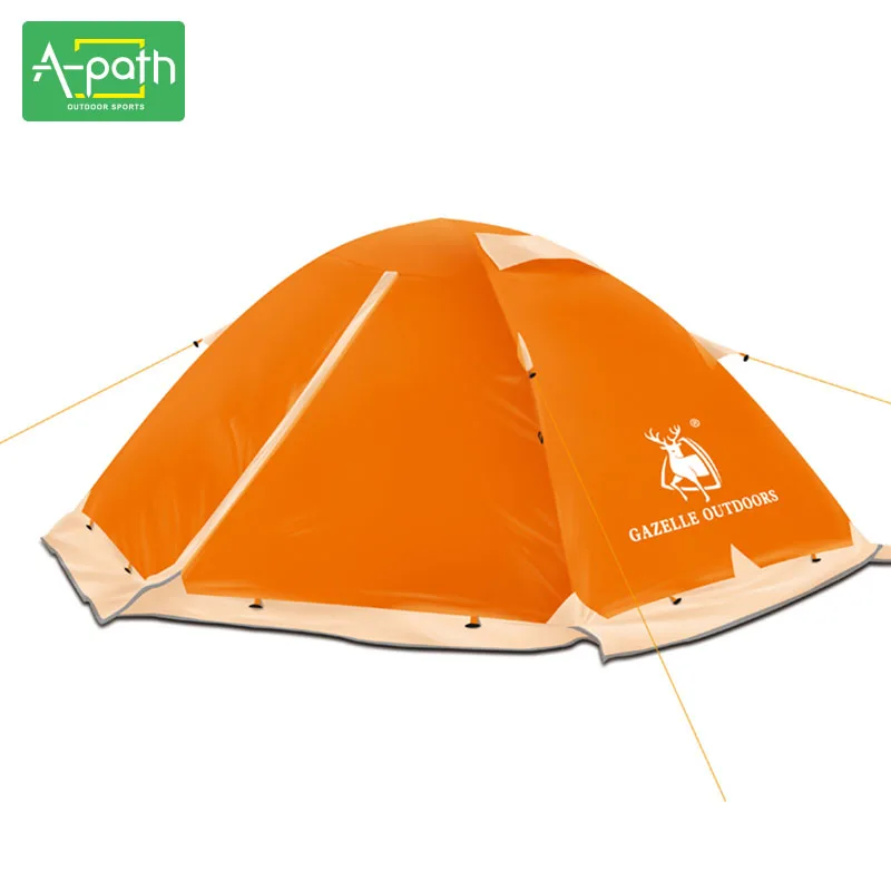 Открытый зимний складной путешествия сверхлегкий 2 Человек Палатка Tente Кемпинг